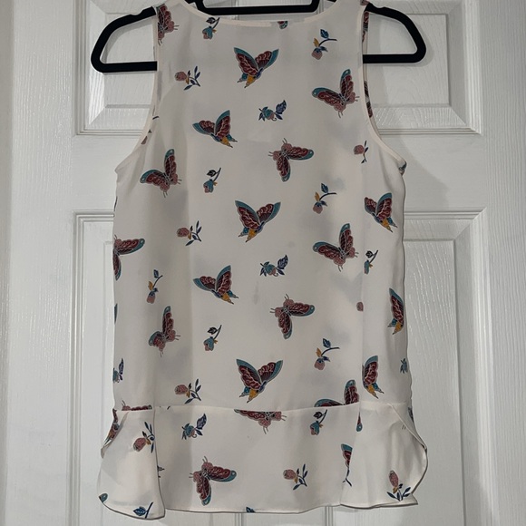 NWT Loft sleeveless floral blouse size small - Picture 6 of 7